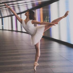 幻梦现货韩国进口芭蕾体服Messiah皱褶瑜伽舞蹈练功服