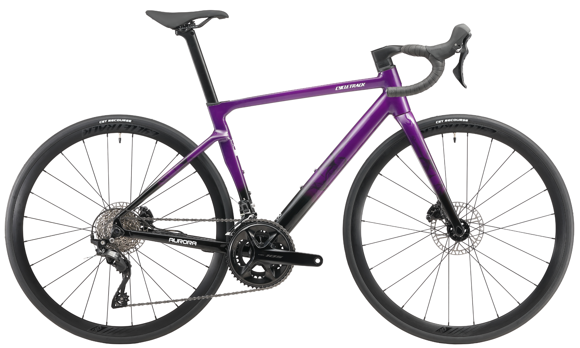 CyCletrack CK-AUURORora Aurora Aluminum Alloy Diberbal Highway 24-speed oil brake