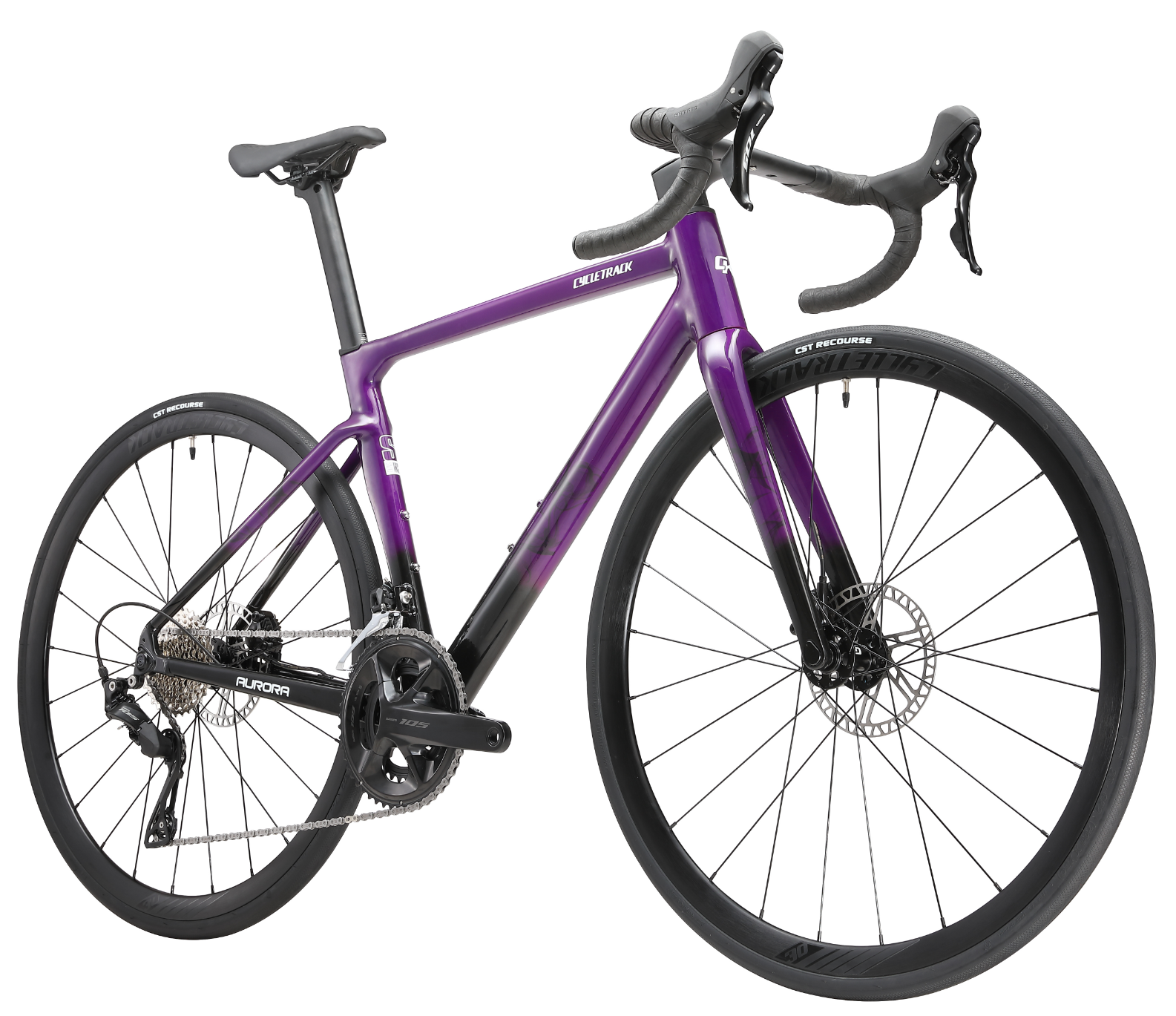 CyCletrack CK-AUURORora Aurora Aluminum Alloy Diberbal Highway 24-speed oil brake