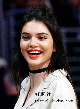 朋克风绒面细项圈欧美明星同款