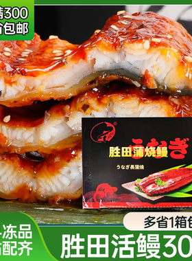 胜田30P蒲烧鳗鱼 寿司料理店鳗鱼饭加热即食活鳗鱼烤制5kg/10kg