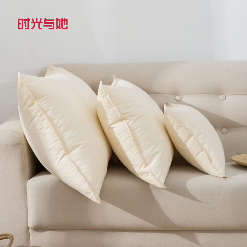 出口日本a类本白色男低枕芯枕头