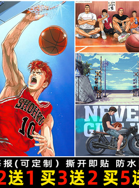 灌篮高手动漫海报宿舍