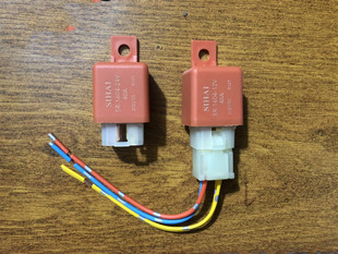 四海空调继电器汽车货车电子扇散热风扇空调继电器四插头12V24V