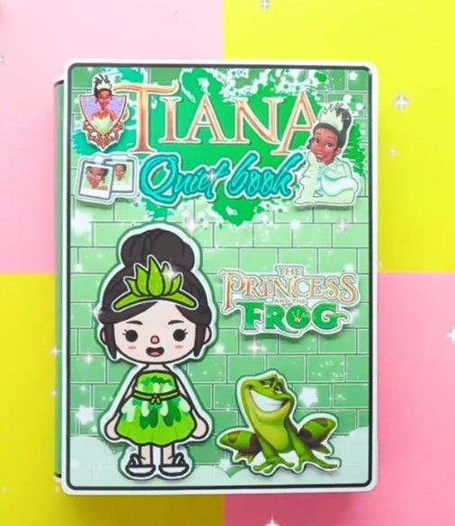 托卡糖果之家安静书/狄安娜公主换装游戏书diy材料包制作