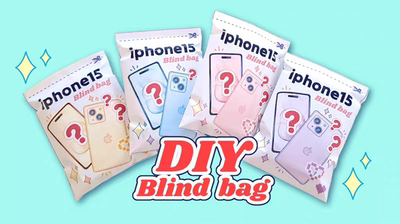 裁剪版iPhone15手机联名盲袋手工制作儿童DIY自制玩具益智材料包