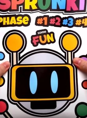 新款节奏盒子FUN BOT快乐机器人进阶盲袋手工diy材料包儿童玩具