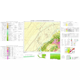 中国1∶25万建造构造图空间数据库全国共728幅 按各省编制整理好