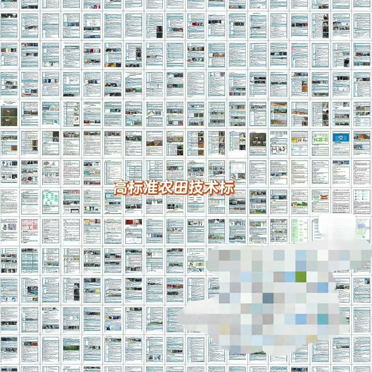 高标准农田技术标word模板800+页配图丰富,图文并茂,参考学习。
