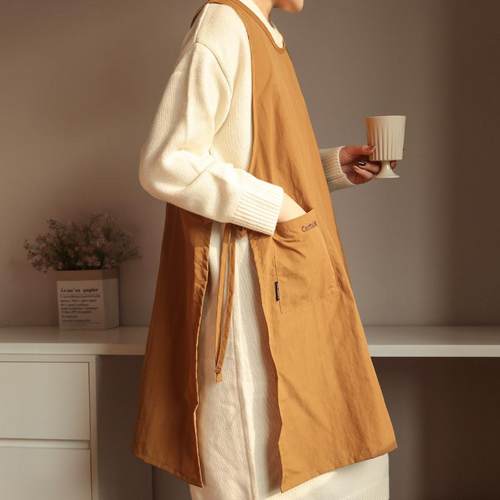 文艺北欧ins大码日系防水围裙