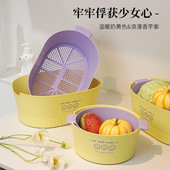 网红简约ins双层厨房沥水篮多号可选多功能滤水篮水果洗菜篮