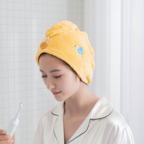 可爱干发帽女 吸水 速干超强  包头巾干发帽成人加厚浴帽