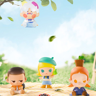 「跟我去郊游」POP MART正品萌粒盲盒泡泡玛特BEAN可爱公仔送礼物