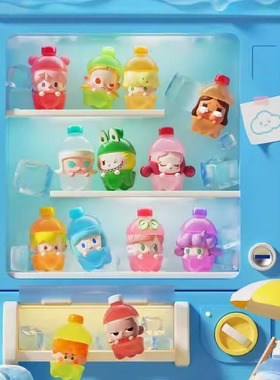 泡泡玛特POPCORN萌粒缤纷果汁系列潮玩手办可爱公仔摆件礼物玩具