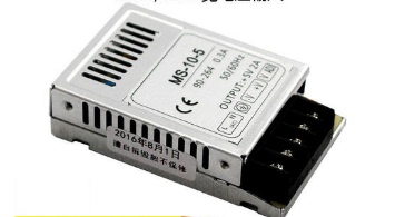 超薄 MS S-10-24 10W输出24V0.5A 小体积开关电源AC220变DC24V