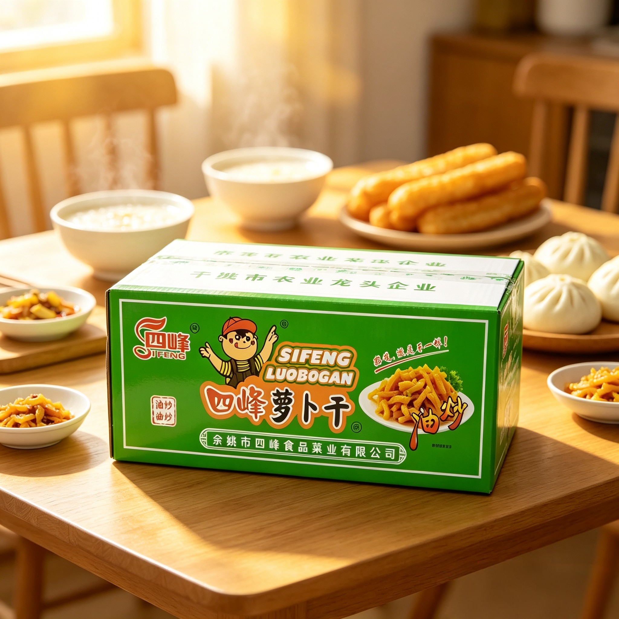 四峰萝卜干100袋整箱每袋40克独立小包装开袋即食