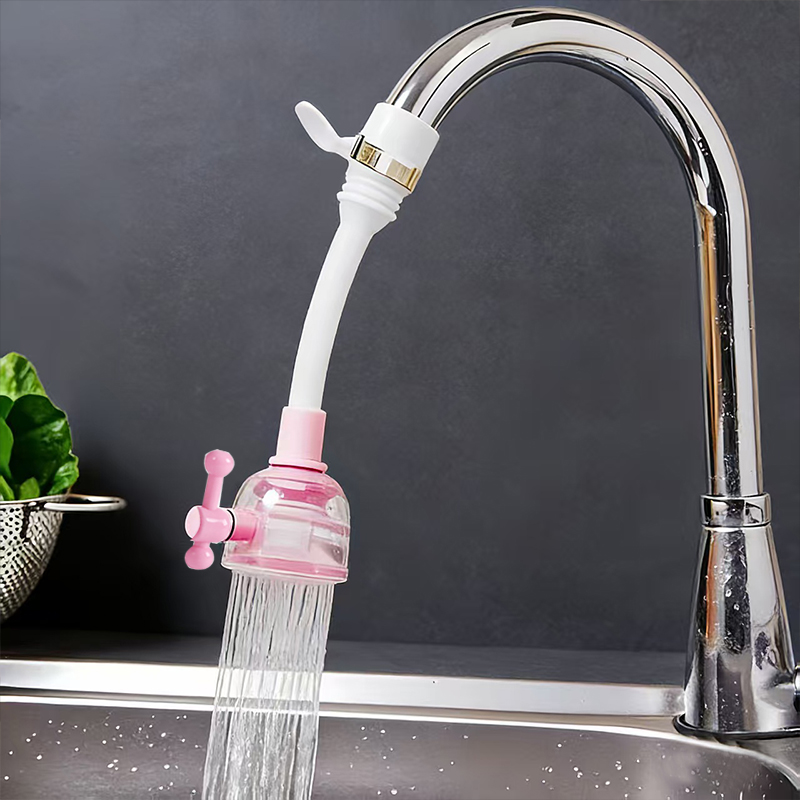 日本厨房水龙头花洒防溅喷头 洗菜延伸器可旋转水龙头花洒节水器