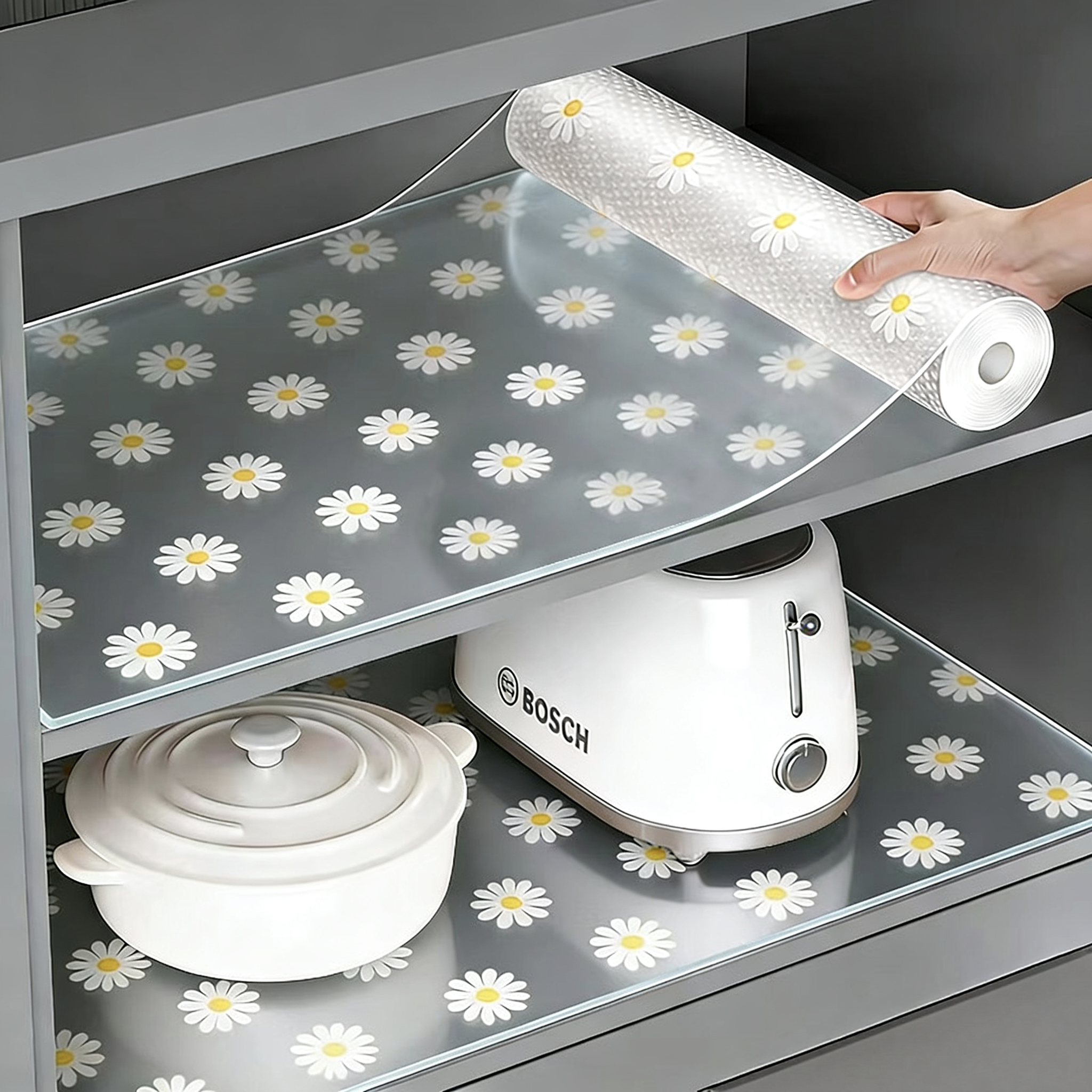 日本抗菌橱柜抽屉垫纸防水防潮垫厨房柜子衣柜鞋柜防脏防油霉垫子