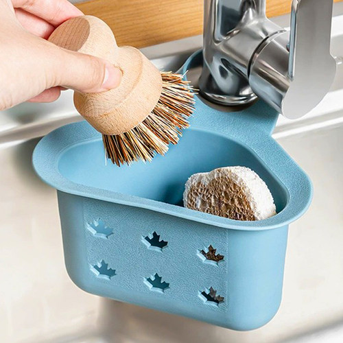 日本厨房水槽沥水篮抹布小挂篮