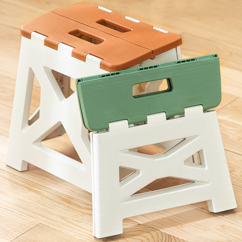 日本户外折叠椅便携式折叠小凳子露营钓鱼椅子火车排队塑料小板凳