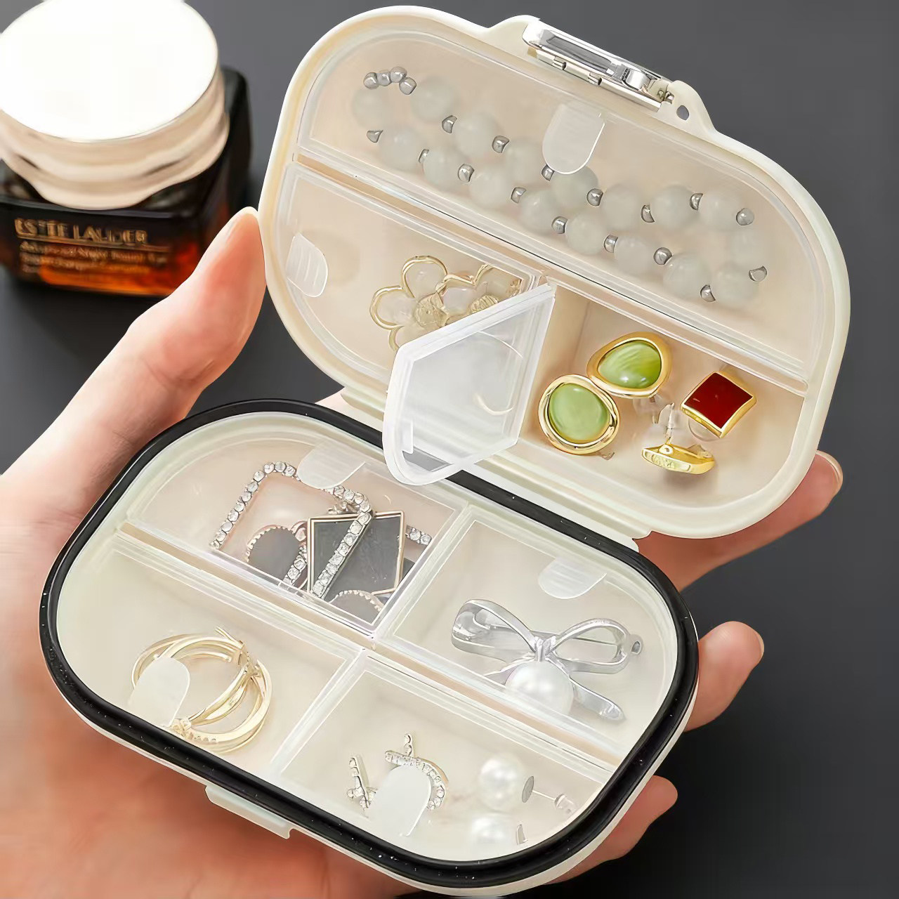 sungsa首饰收纳盒迷你便捷