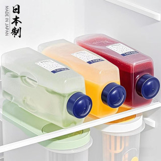 日本进口冰箱侧门冷水壶家用耐高温凉水壶水果茶冷泡瓶饮料冷藏壶