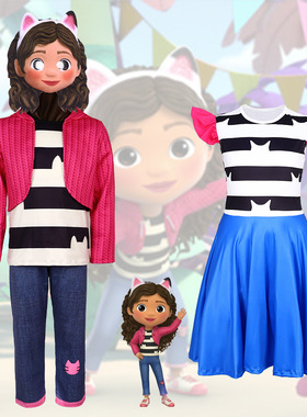 Gabby's Dollhouse盖比的娃娃屋cosplay服装角色扮演连体衣万圣节