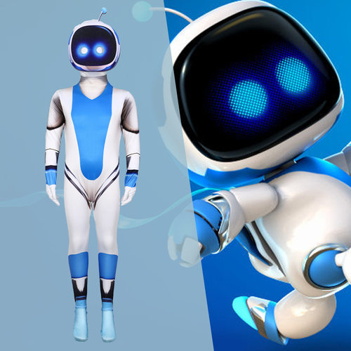 Astro Bot索尼宇宙机器人cosplay万圣节角色扮演连体衣表演