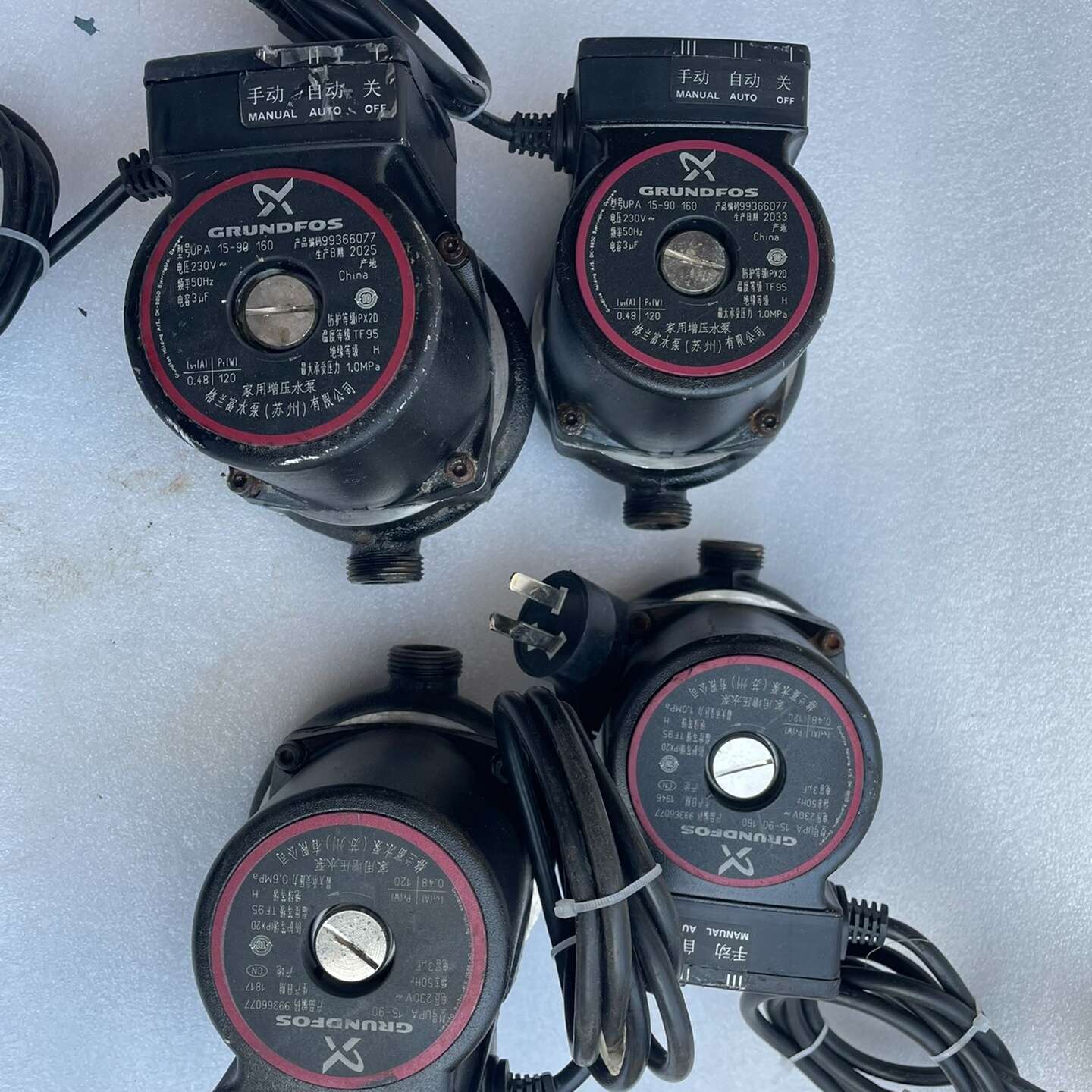 可维修二手格兰富UPA15-90型家用增压泵 适合以热水器，太阳能议