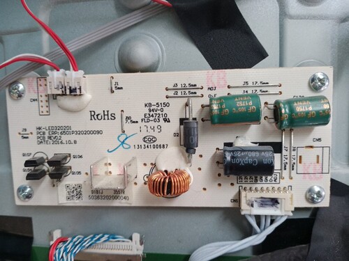 HKC显示器M32A5F1电源板C325W高压板 升压板HK-LED320201