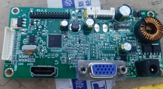 HYUNDAI现代显示器C2415主板M2382电源驱动一体板12V