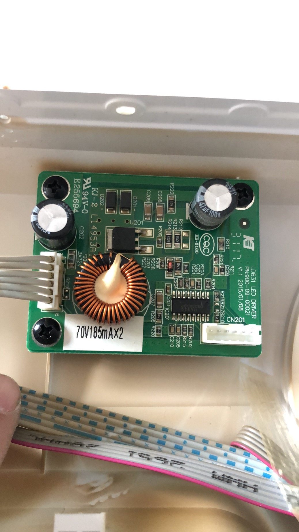 sanc三色n70高压板m2794a电源 ld631 pn:900-09-00021 6针