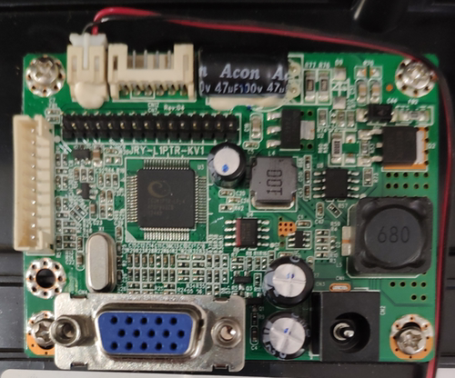 WESCOM显示器C2256主板WU60EM电源驱动一体板