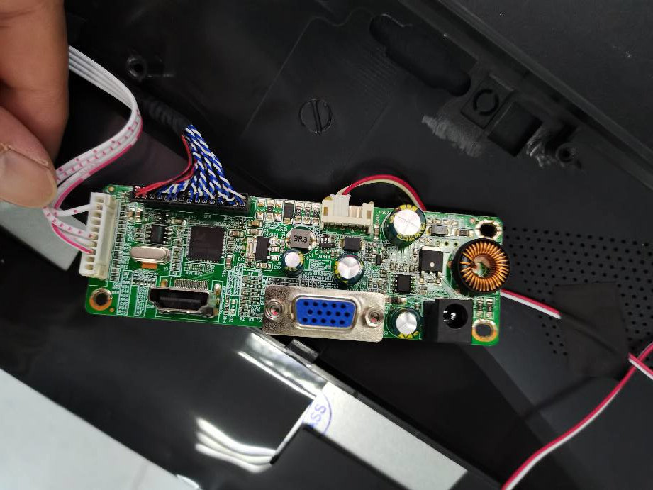 MAYA玛雅显示器A2402N+主板R2402电源驱动一体板4线图片
