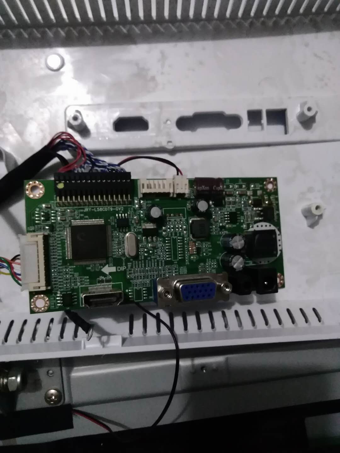 HKC惠科M27A6F主板E270W电源驱动一体板JRY-L58CDT9-CV2