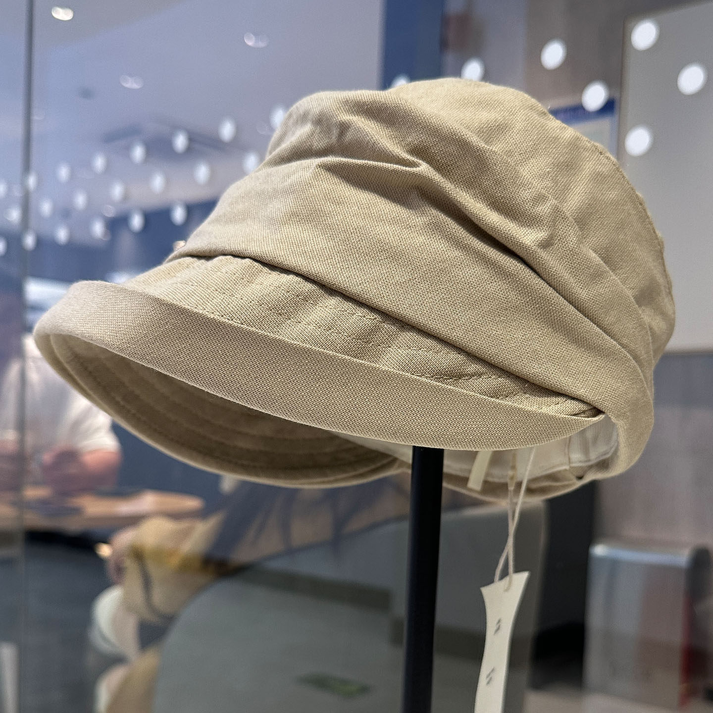 日系高品质透气棉麻渔夫帽大头围女春夏季户外百搭轻薄防晒遮阳帽