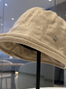 日系小众卷边渔夫帽中青年女士春秋素颜百搭可折叠盆帽显瘦遮白发