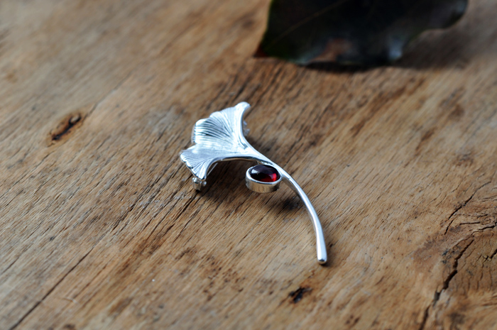 Broche Lovers ART GARDEN en argenterie - Ref 1176568 Image 4