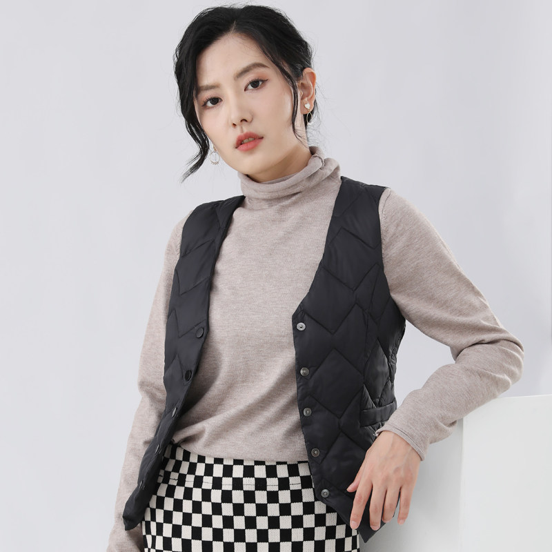 2024年冬季新品羽绒服韩版女短款修身内胆外搭保暖鸭绒外套