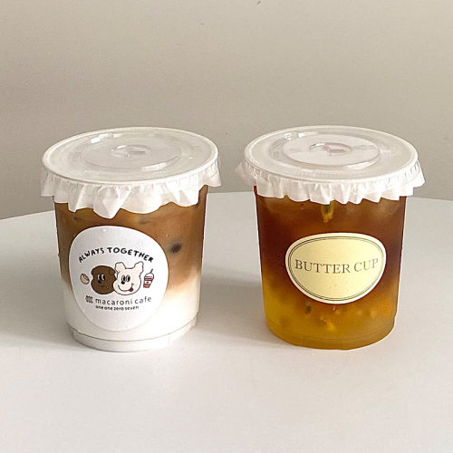 咖啡杯500ml20套奶茶杯一次性