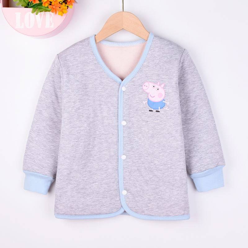 솜 패딩 옷 두껍고 따뜻한 소년 소녀 솜 패딩 옷 가디건 아동 누빔 상의 가을 겨울 의류 내부 및 외부