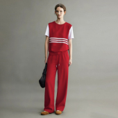 两件套 T恤阔腿裤 韩系运动套装 女2026超火减龄一整套宽松拼接短袖