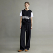 两件套 T恤阔腿裤 休闲运动套装 女2026超火减龄一整套宽松拼接短袖