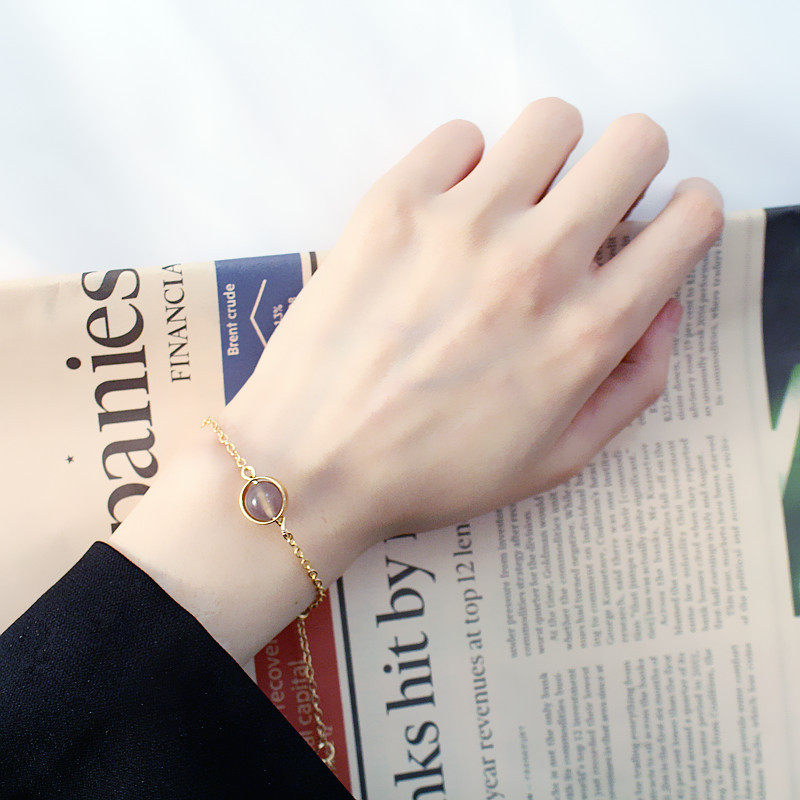 the republic of korea personality Natural Stone Transfer bead Moon Bracelet Japan Hand made lovers Confidante men and women student Hand jewelryin the Accessories/Fashion Jewelry, Bracelets  category - from Buy2taobao.com to provide professional Taobao agent buy service