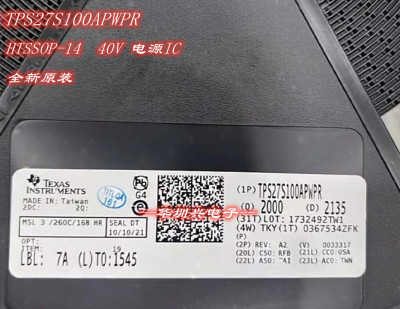 TPS27S100APWPR丝印 27S1A 封装HTSSOP-14 40V开关电源IC 原装