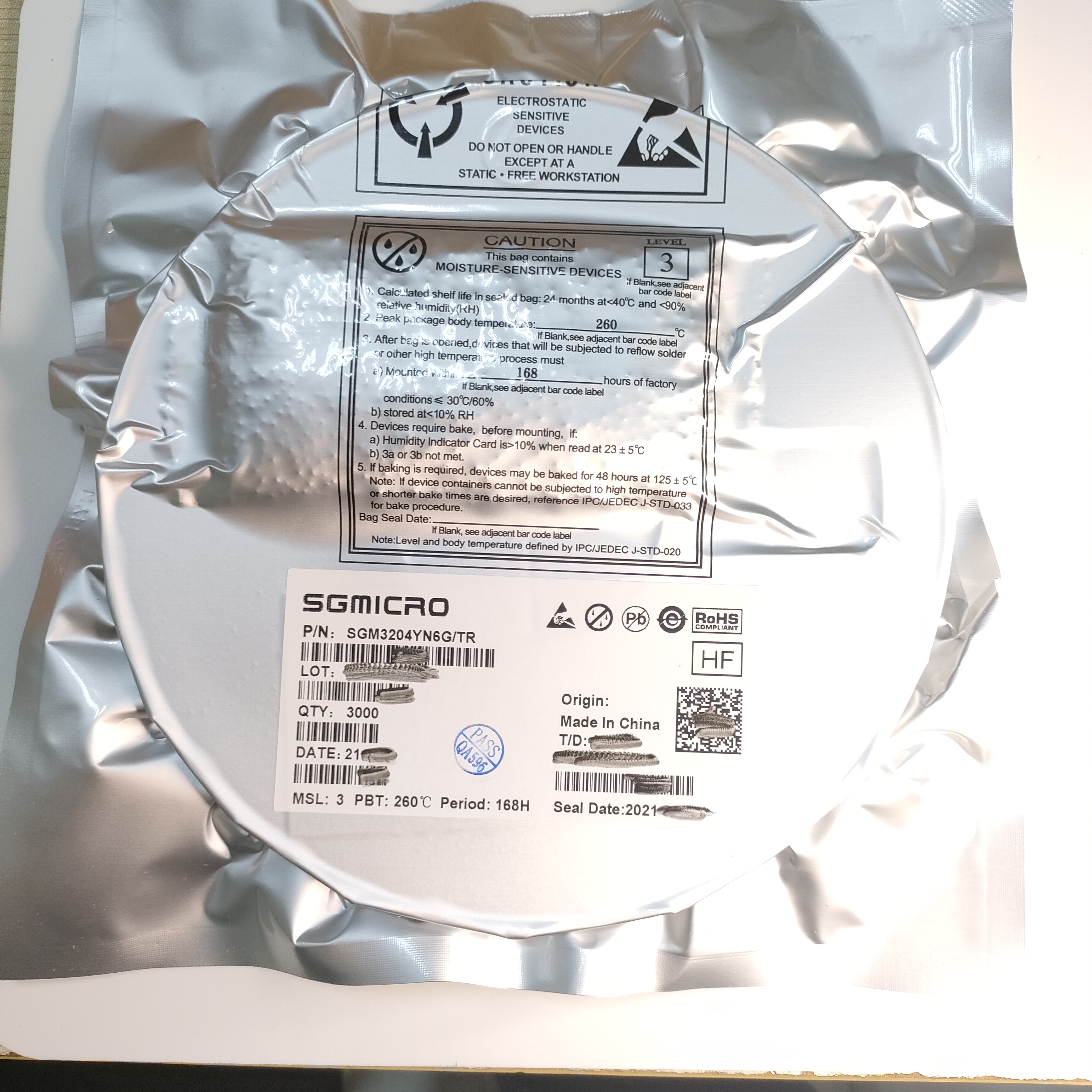 SGM3204YN6G/TR 丝印SL6** SOT-23-6 电荷泵电压反相器 DC-DC原装