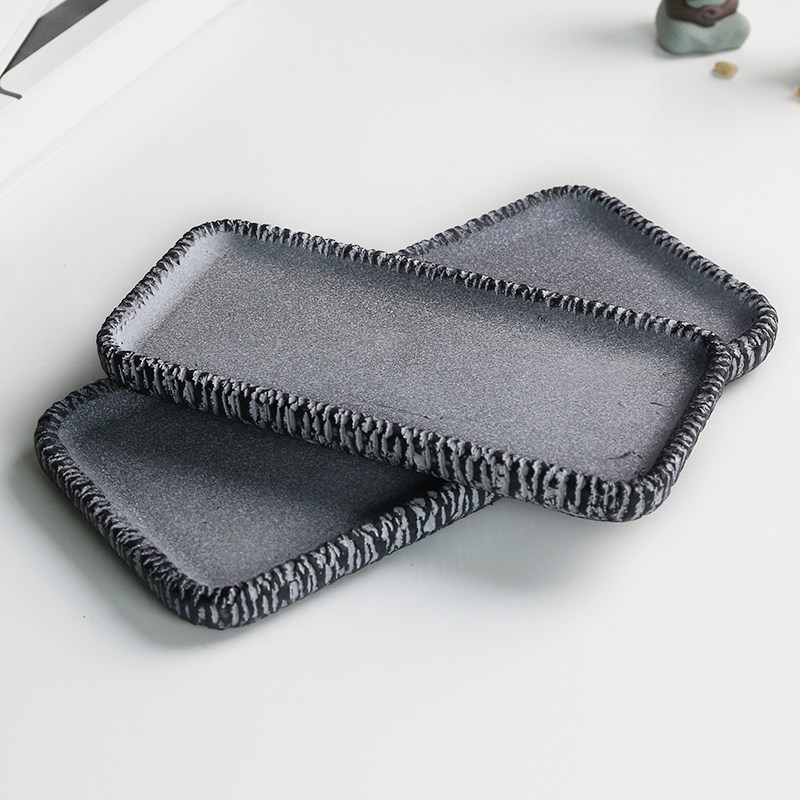 卫绿简约黑色个性花卉艺术水泥长方形花盆底座托盘花托花盘盛水盘,鲜花速递/花卉仿真/绿植园艺,花托/移动托盘,淘宝优惠券,粉丝福利购,淘宝优惠卷