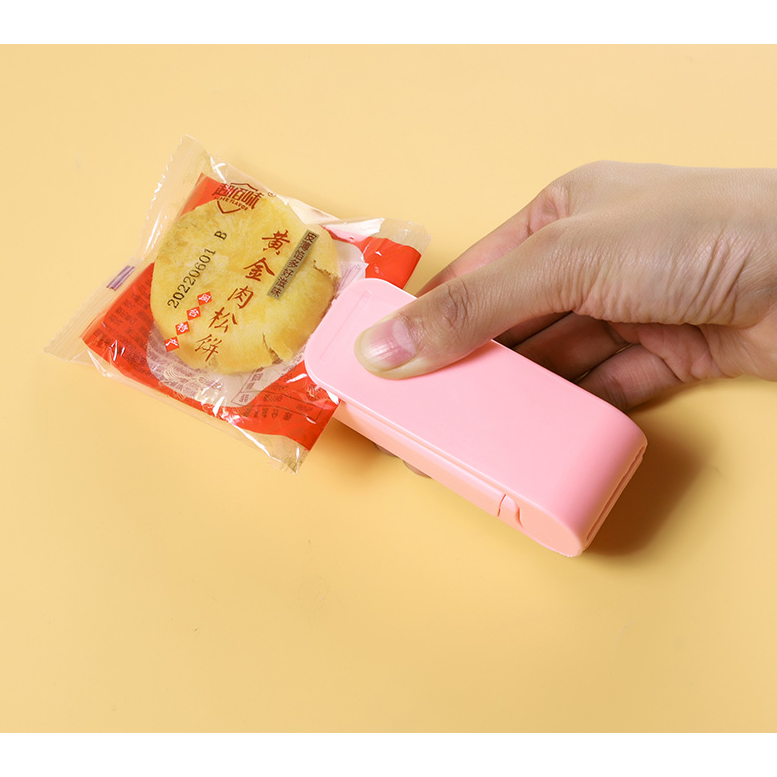 零食封口机小型迷你塑封机包装家用塑料袋食品保鲜抽真空封口神器