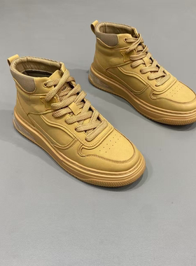 78712品牌断码清仓时尚百搭高帮鞋男鞋春秋季新款男士休闲板鞋