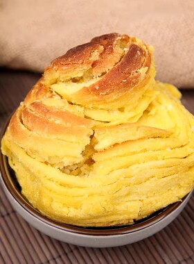 呼和浩特杨老大胡麻油小咸油旋焙子月饼传统油酥油旋马干货林糕点